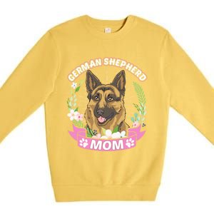 Dog Breed Gift Funny Gift Ger Shepherd Mom Great Gift Premium Crewneck Sweatshirt