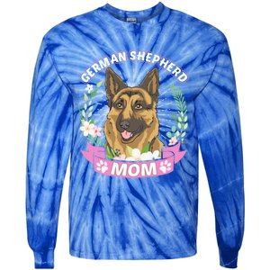 Dog Breed Gift Funny Gift Ger Shepherd Mom Great Gift Tie-Dye Long Sleeve Shirt