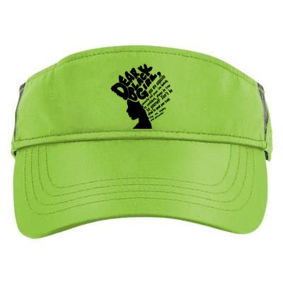 Dear Black Girl Adult Drive Performance Visor