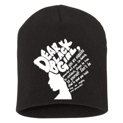 Dear Black Girl Short Acrylic Beanie