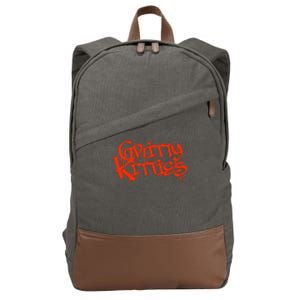 Detroit Baseball Gritty Kitties Cotton Canvas Backpack