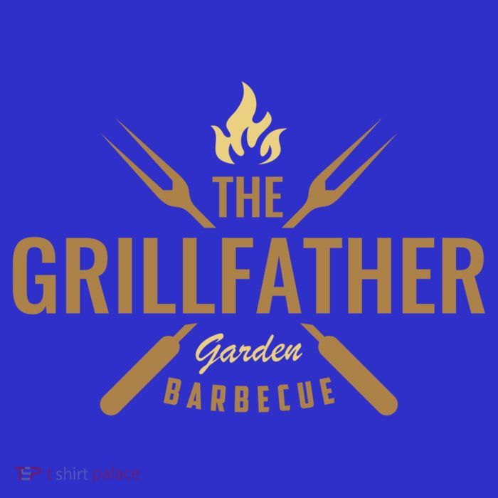Dad Barbecue Grilling Father Funny Present The Grillfather Gift Tall T-Shirt