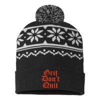 Detroit Baseball Grit Don’T Quit USA-Made Snowflake Beanie