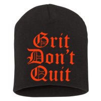 Detroit Baseball Grit Don’T Quit Short Acrylic Beanie