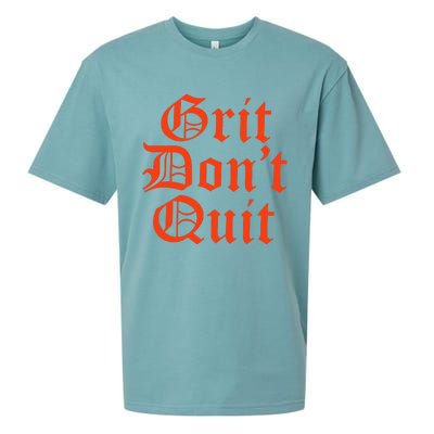 Detroit Baseball Grit Don’T Quit Sueded Cloud Jersey T-Shirt