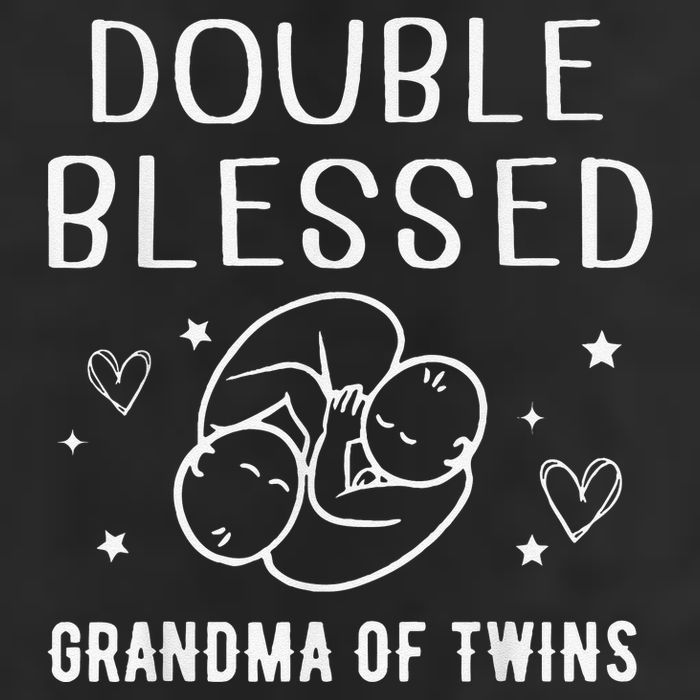 Double Blessed Grandma Of Twins Nana Grandmother Funny Cool Comfort Performance Bucket Hat