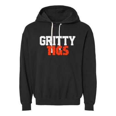 Detroit Baseball Gritty Tigs Garment-Dyed Fleece Hoodie