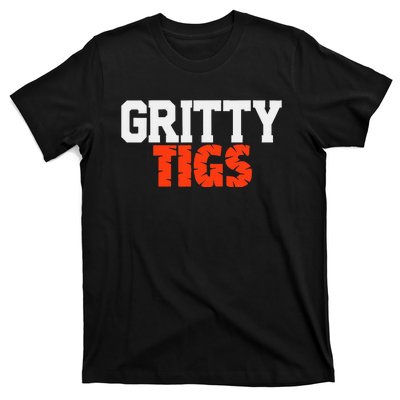 Detroit Baseball Gritty Tigs T-Shirt