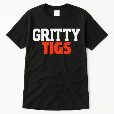 Detroit Baseball Gritty Tigs Tall T-Shirt