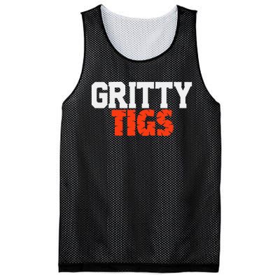 Detroit Baseball Gritty Tigs Mesh Reversible Basketball Jersey Tank