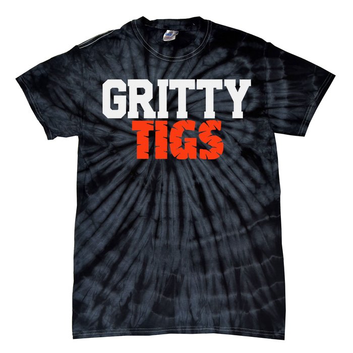 Detroit Baseball Gritty Tigs Tie-Dye T-Shirt