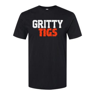 Detroit Baseball Gritty Tigs Softstyle® CVC T-Shirt