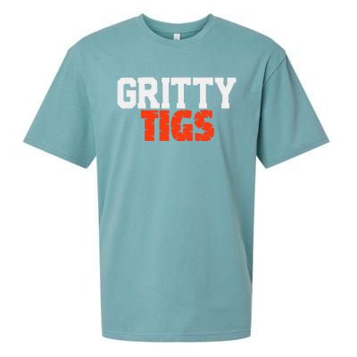 Detroit Baseball Gritty Tigs Sueded Cloud Jersey T-Shirt