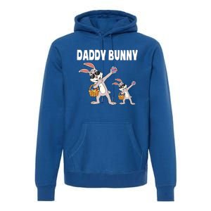 Daddy Bunny Gift Cute Matching Family Dad Easter Gift Premium Hoodie