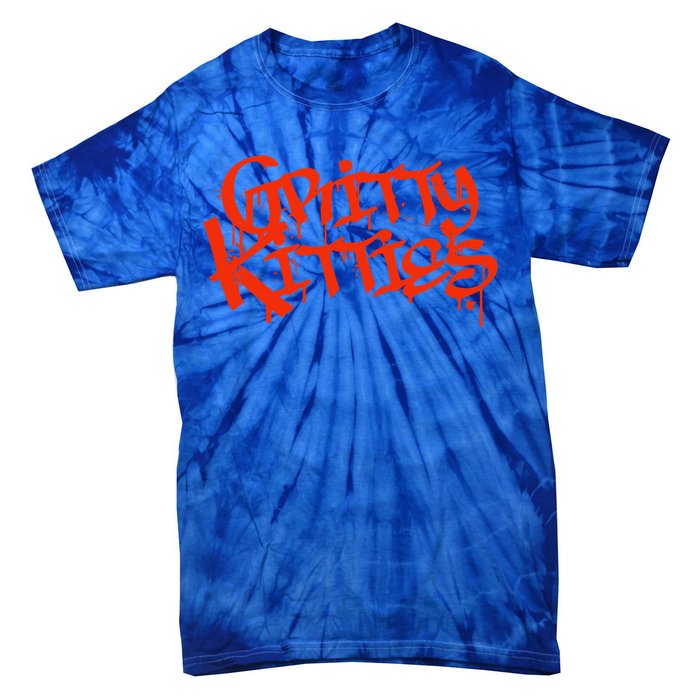 Detroit Baseball Gritty Kitties Tie-Dye T-Shirt