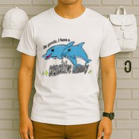 Dolphin Be Gentle I Have A Sensitive Tummy Funny Dolphin T-Shirt