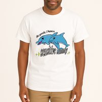 Dolphin Be Gentle I Have A Sensitive Tummy Funny Dolphin Tall T-Shirt