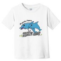 Dolphin Be Gentle I Have A Sensitive Tummy Funny Dolphin Toddler T-Shirt