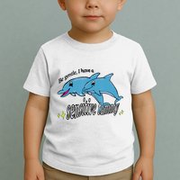 Dolphin Be Gentle I Have A Sensitive Tummy Funny Dolphin Toddler T-Shirt