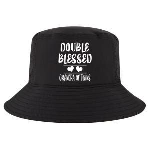 Double Blessed Grandpa Of Twins Grandfather Gift Cool Comfort Performance Bucket Hat