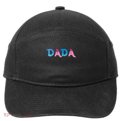 Dada Birthday Girl Troll Family Party Decorations 7-Panel Snapback Hat