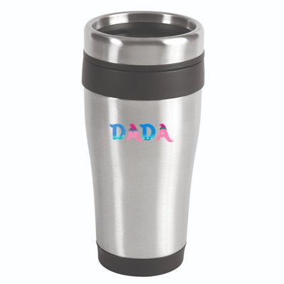 Dada Birthday Girl Troll Family Party Decorations 16oz Travel Tumbler
