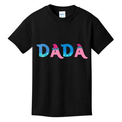 Dada Birthday Girl Troll Family Party Decorations Kids T-Shirt