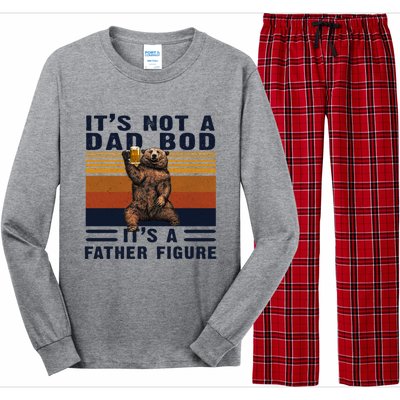 Dad Bod Gift Bear Its Not A Dad Bod Its A Father Figure Gift Long Sleeve Pajama Set