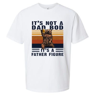 Dad Bod Gift Bear Its Not A Dad Bod Its A Father Figure Gift Sueded Cloud Jersey T-Shirt