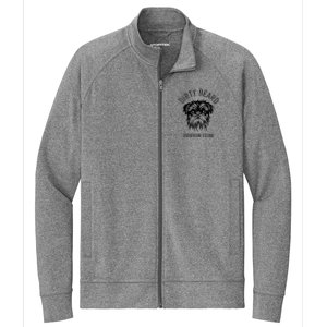 Dirty Beard Griffon Club Brussels Griffon Dog Biker Stretch Full-Zip Cadet Jacket