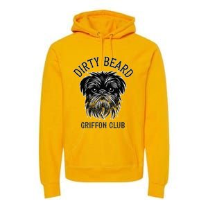 Dirty Beard Griffon Club Brussels Griffon Dog Biker Premium Hoodie