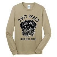 Dirty Beard Griffon Club Brussels Griffon Dog Biker Tall Long Sleeve T-Shirt