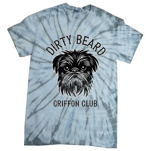 Dirty Beard Griffon Club Brussels Griffon Dog Biker Tie-Dye T-Shirt