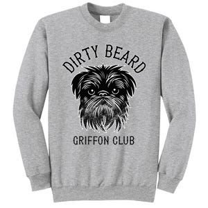 Dirty Beard Griffon Club Brussels Griffon Dog Biker Sweatshirt