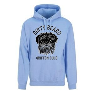 Dirty Beard Griffon Club Brussels Griffon Dog Biker Unisex Surf Hoodie