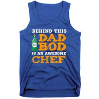 Dad Bod Gift Funny Chef Father Funny Gift Birthday Christmas Cute Gift Tank Top