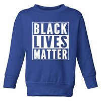 Distressed Blm Gift Black Lives Matter Zipper Vintage Blm Gift Toddler Sweatshirt