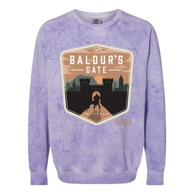 Dungeons Baldurs Gate Forgotten Realms Logo Colorblast Crewneck Sweatshirt