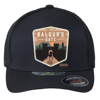 Dungeons Baldurs Gate Forgotten Realms Logo Flexfit Unipanel Trucker Cap