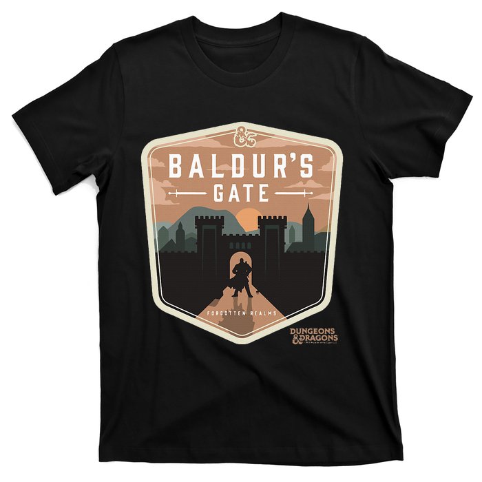 Dungeons Baldurs Gate Forgotten Realms Logo T-Shirt