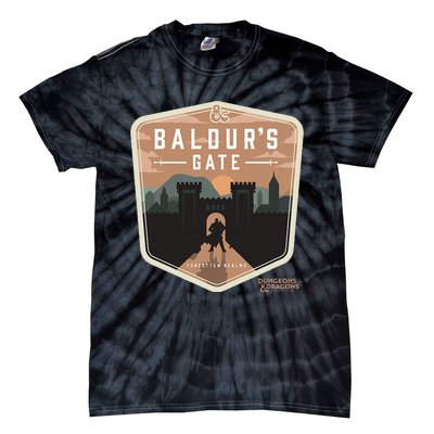 Dungeons Baldurs Gate Forgotten Realms Logo Tie-Dye T-Shirt