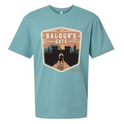 Dungeons Baldurs Gate Forgotten Realms Logo Sueded Cloud Jersey T-Shirt