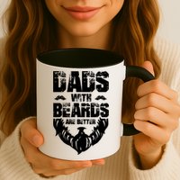 Dad Beard Gift Dads With Beards Are Better Gift For Dad Cool Gift Mug