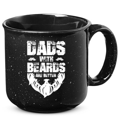 Dad Beard Gift Dads With Beards Are Better Gift For Dad Cool Gift 15oz Campfire Ceramic Mug