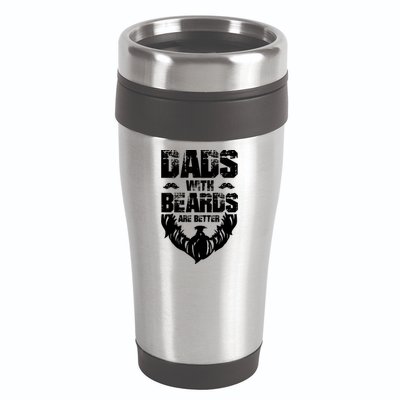 Dad Beard Gift Dads With Beards Are Better Gift For Dad Cool Gift 16oz Travel Tumbler