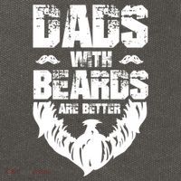 Dad Beard Gift Dads With Beards Are Better Gift For Dad Cool Gift Cotton Canvas Backpack
