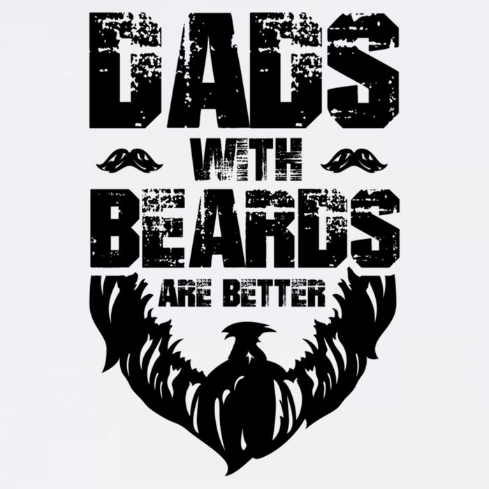 Dad Beard Gift Dads With Beards Are Better Gift For Dad Cool Gift Garment-Dyed Sweatshirt