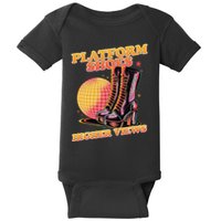 Disco Boots Groovy Retro 70s Dancing Soul Music Baby Bodysuit