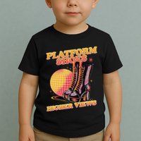 Disco Boots Groovy Retro 70s Dancing Soul Music Toddler T-Shirt