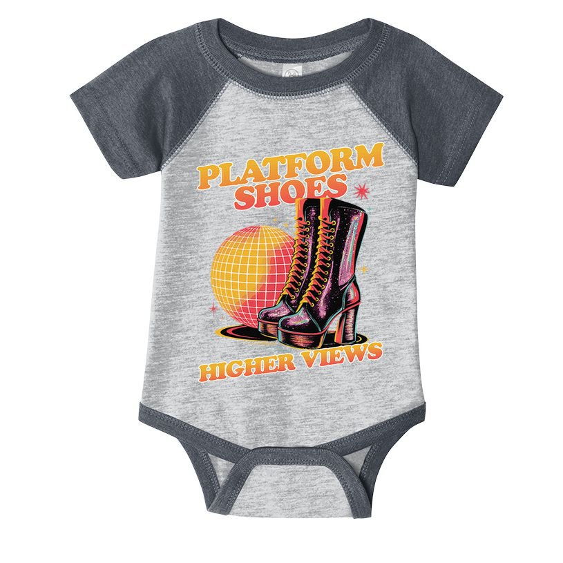 Disco Boots Groovy Retro 70s Dancing Soul Music Infant Baby Jersey Bodysuit